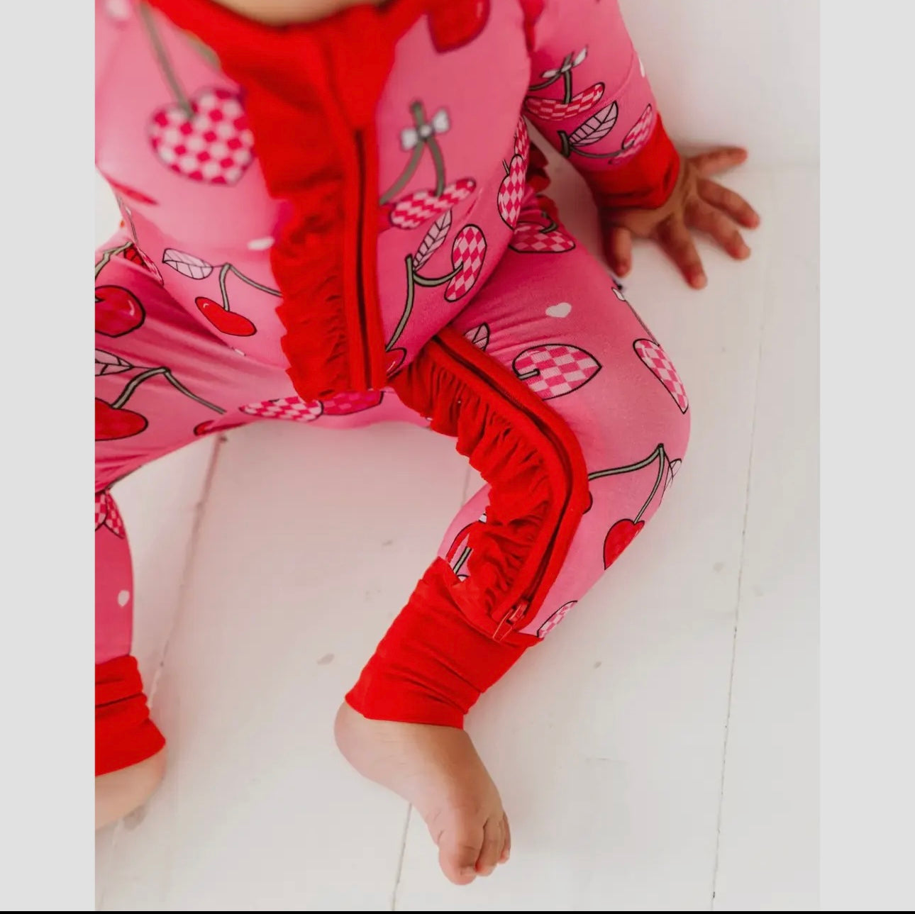 Checkered Cherry PJ’s (Infant, Toddler, & Women’s)