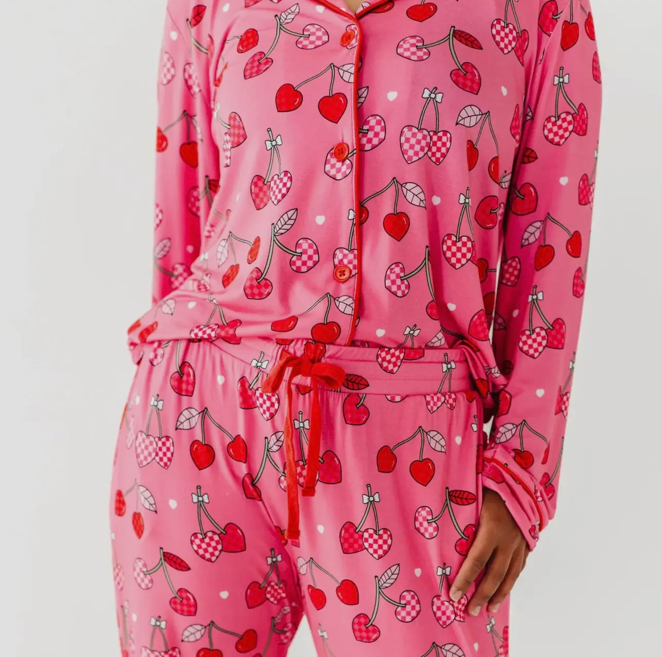Checkered Cherry PJ’s (Infant, Toddler, & Women’s)