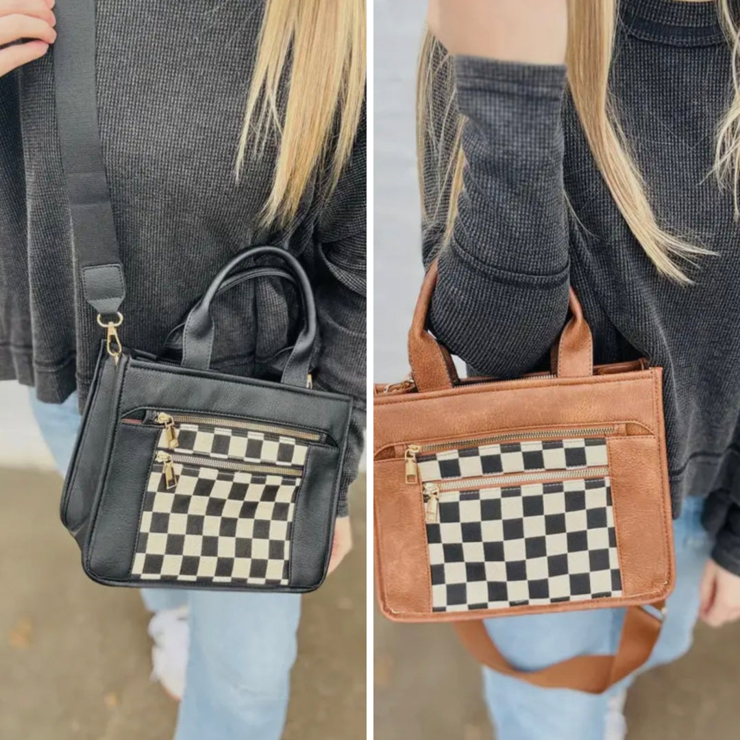 Checkmate Mini Tote Bag