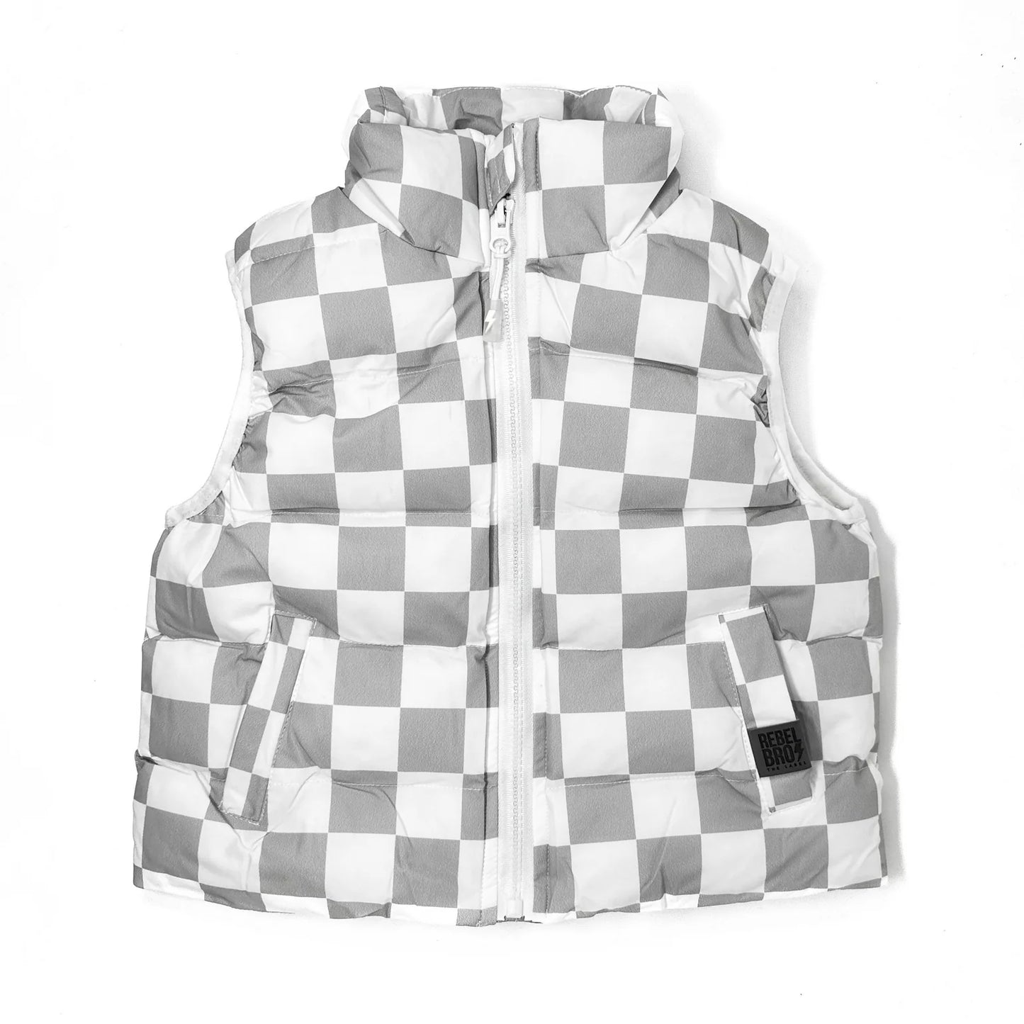 Kids Checkered Vests