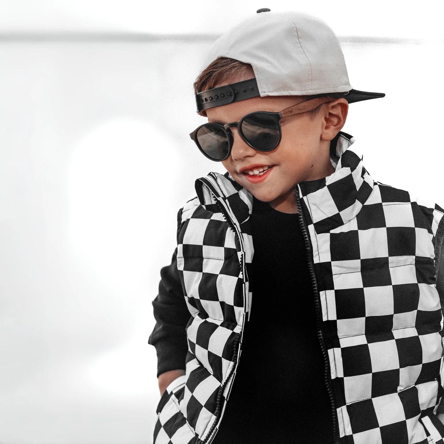 Kids Checkered Vests