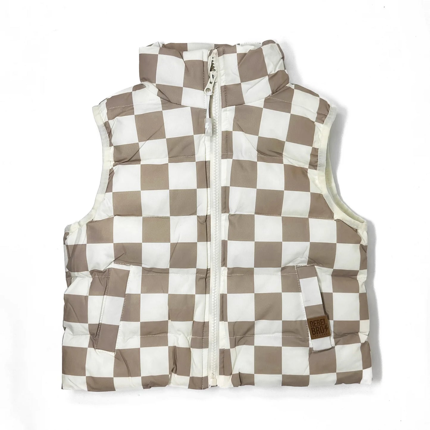 Kids Checkered Vests