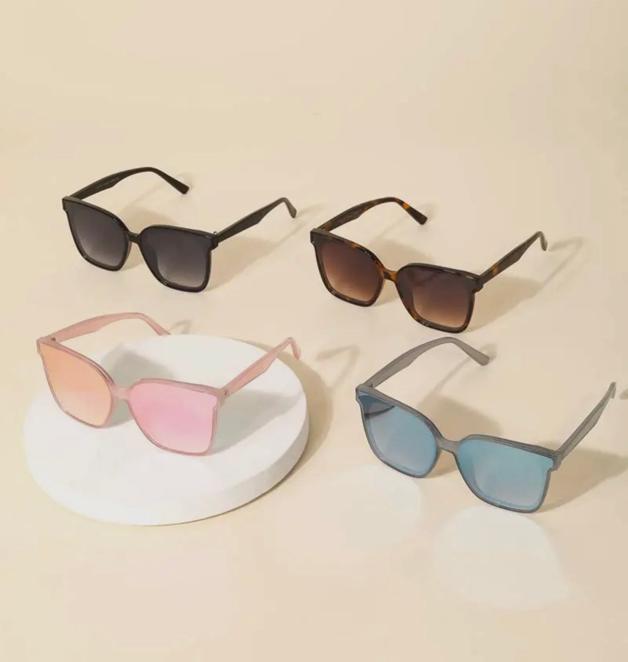 Jessi Cat Eye Oversized Sunglasses (4 colors)