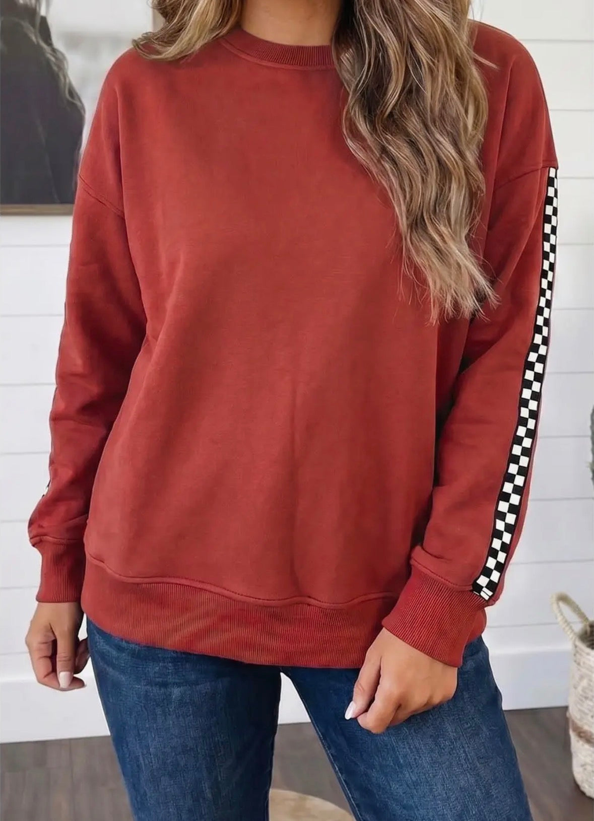 Red long sleeve