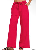 Red Wide Leg Sweats