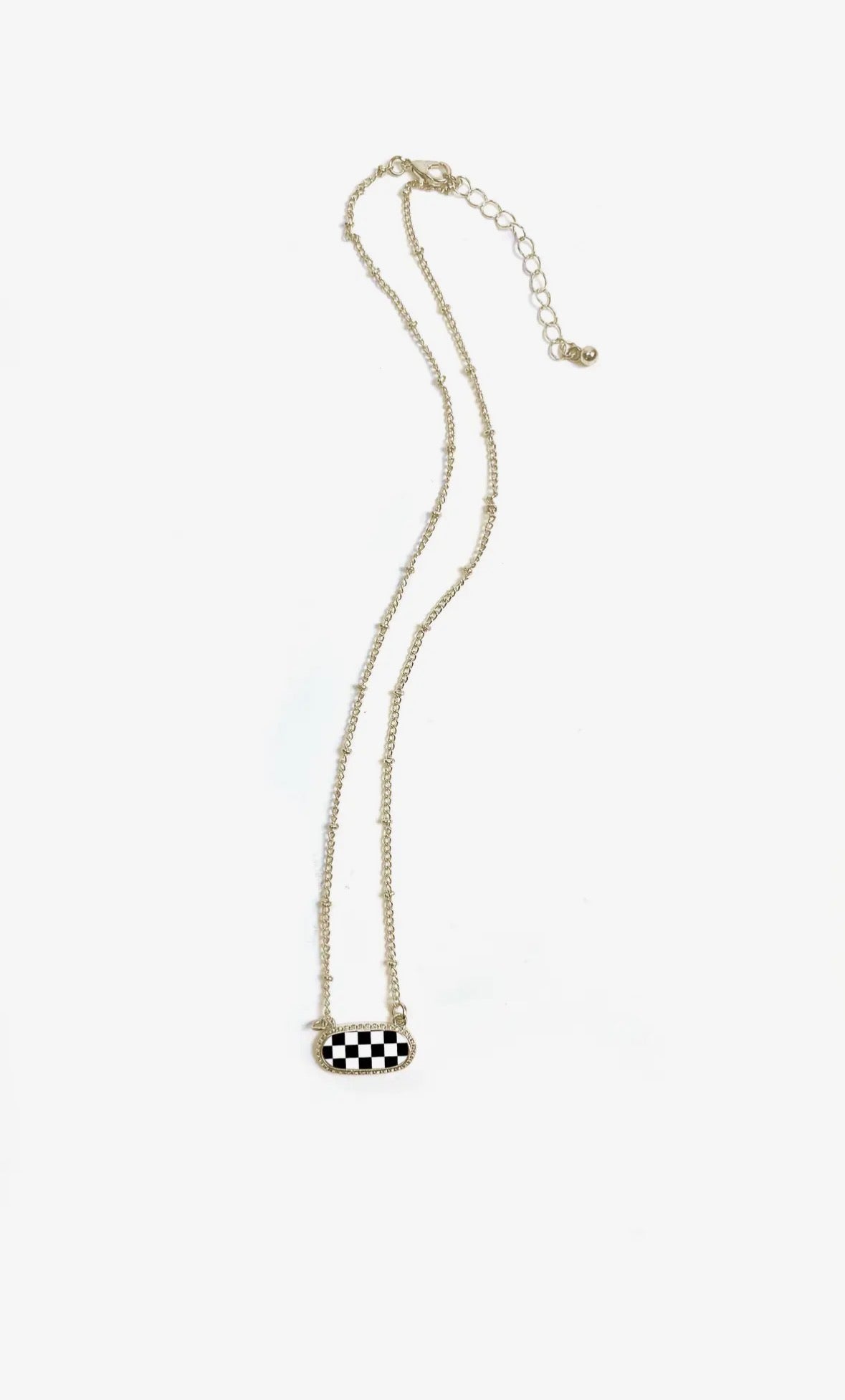 Checked Necklace