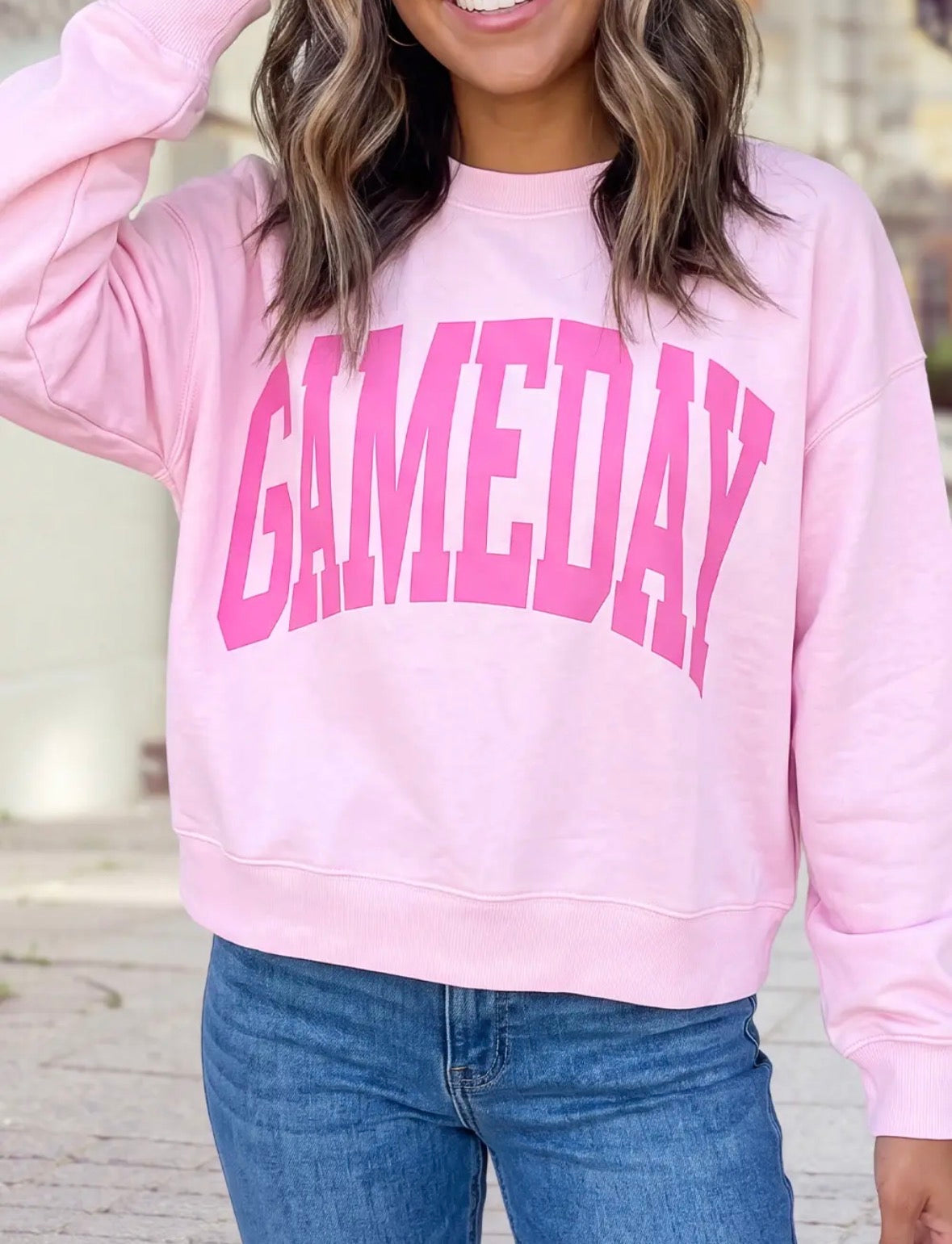 Gameday/Checkered Reversible Mockneck