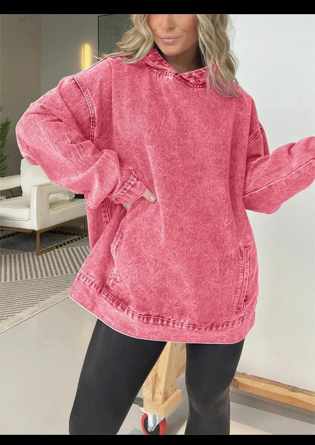 Hooded Jean pullovers