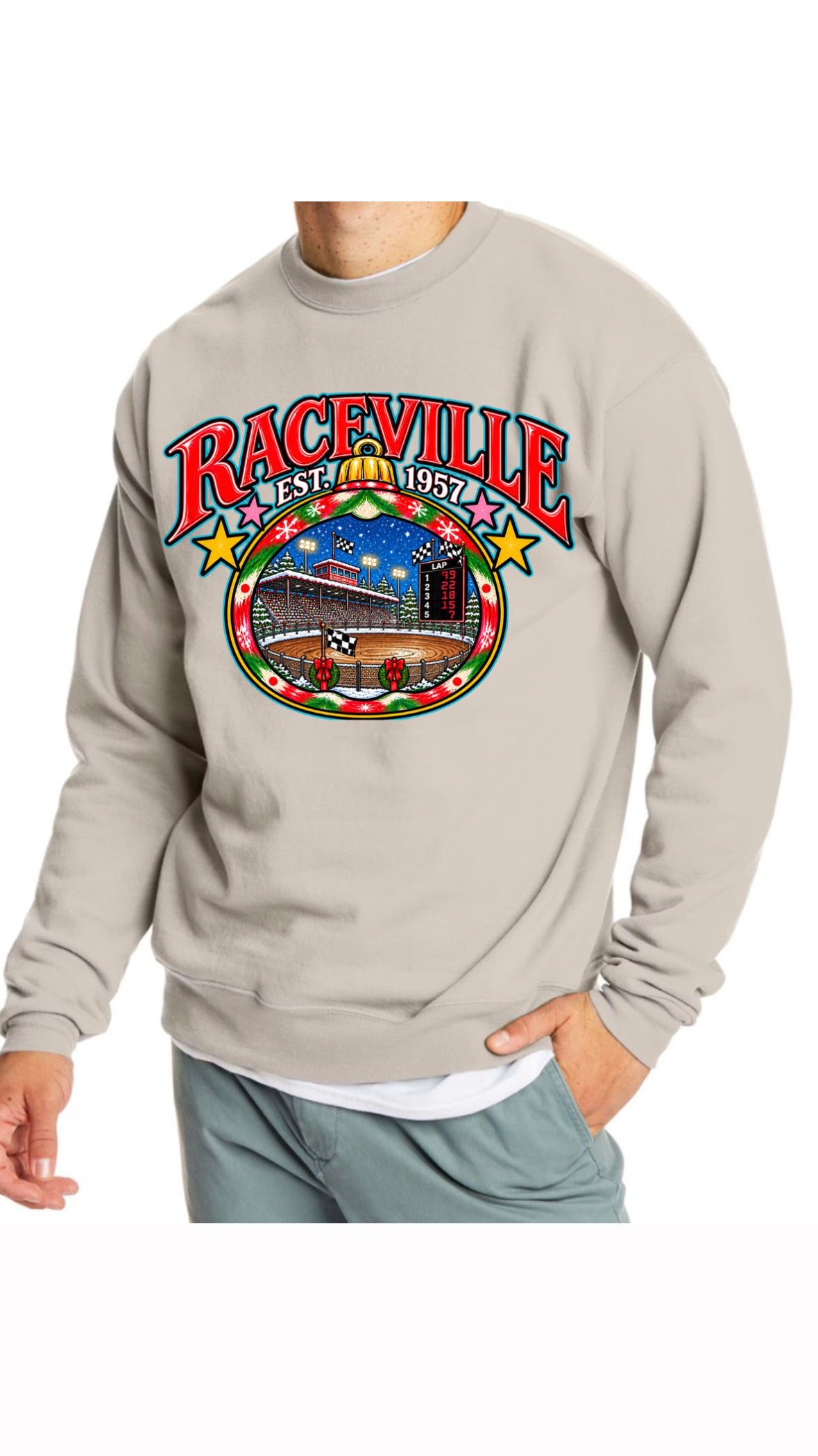 Raceville crewneck