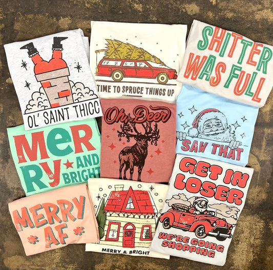 Vintage Christmas Tees Collection