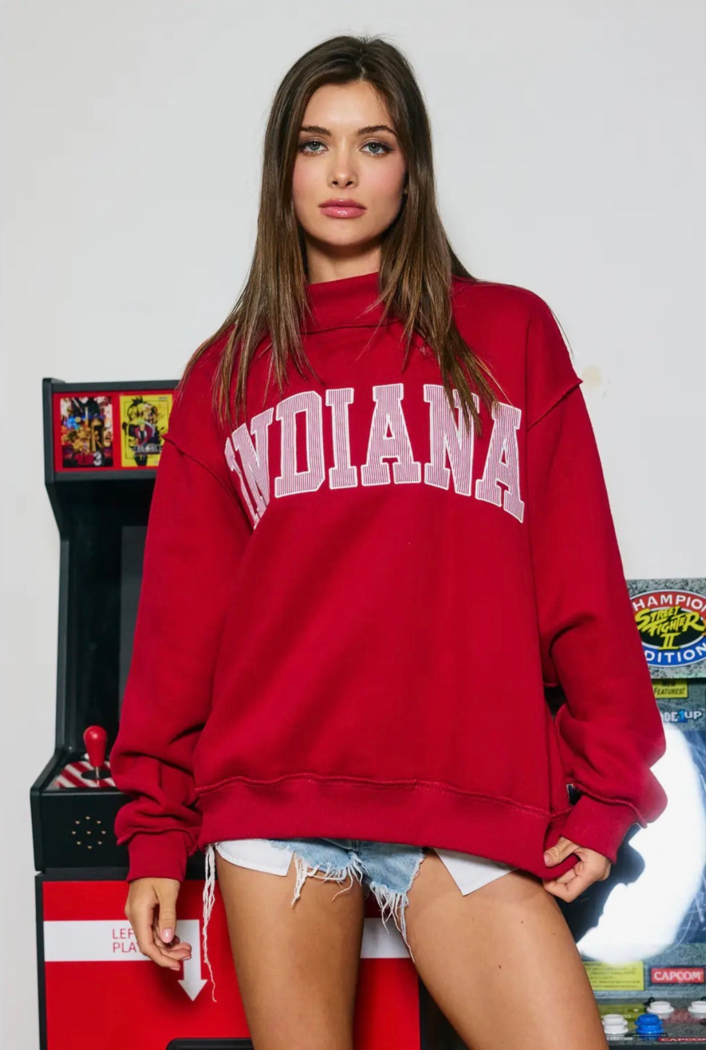 Indiana embroidered sweatshirt