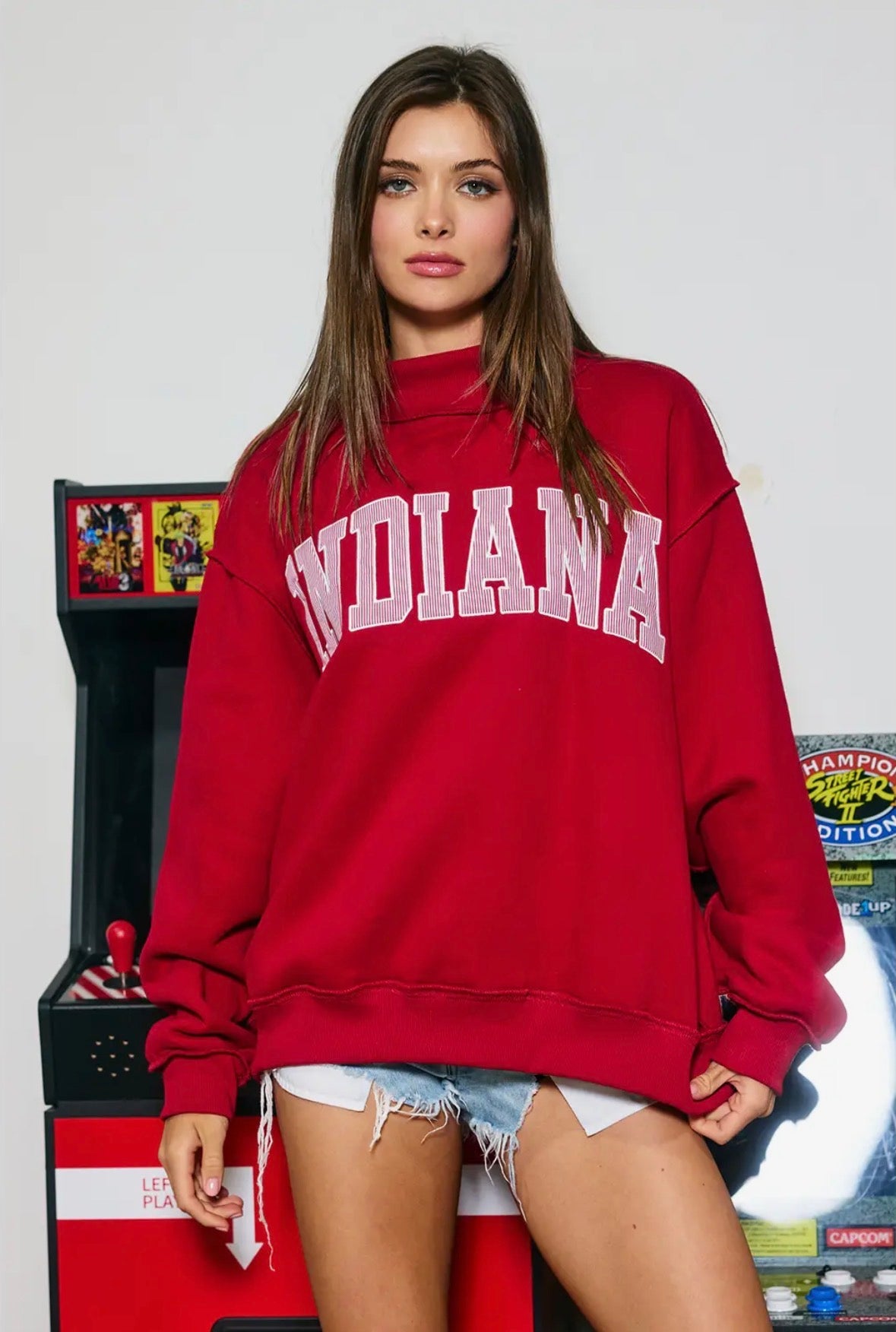 Indiana embroidered sweatshirt