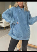 Hooded Jean pullovers