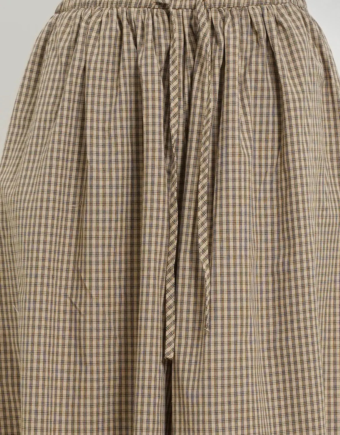 Gingham Elastic Pants