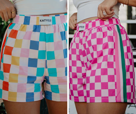 Checkered Boxer Shorts